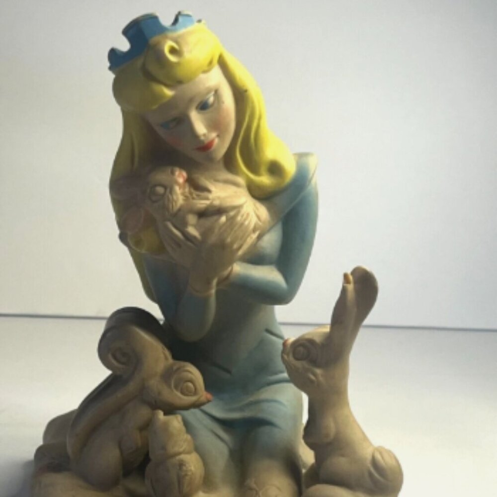 Walt Disney SLEEPING BEAUTY Rubber Toy 1960s Vintage